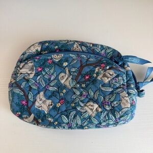 Vera Bradley Sloth Print Makeup Bag